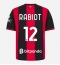 Strój piłkarski AC Milan Adrien Rabiot #12 Koszulka Podstawowej 2026-27 Krótki Rękaw Strój piłkarski AC Milan Adrien Rabiot #12 Koszulka Podstawowej 2026-27 Krótki Rękaw