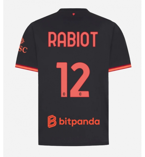 Strój piłkarski AC Milan Adrien Rabiot #12 Koszulka Trzeciej 2026-27 Krótki Rękaw Strój piłkarski AC Milan Adrien Rabiot #12 Koszulka Trzeciej 2026-27 Krótki Rękaw