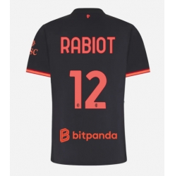 Strój piłkarski AC Milan Adrien Rabiot #12 Koszulka Trzeciej damskie 2026-27 Krótki Rękaw