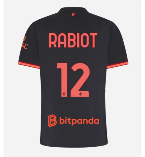 Strój piłkarski AC Milan Adrien Rabiot #12 Koszulka Trzeciej damskie 2026-27 Krótki Rękaw Strój piłkarski AC Milan Adrien Rabiot #12 Koszulka Trzeciej damskie 2026-27 Krótki Rękaw