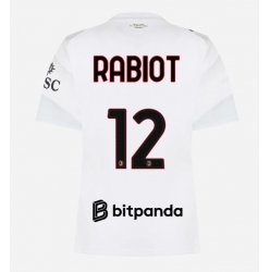 Strój piłkarski AC Milan Adrien Rabiot #12 Koszulka Wyjazdowej damskie 2026-27 Krótki Rękaw