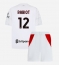 Strój piłkarski AC Milan Adrien Rabiot #12 Koszulka Wyjazdowej dziecięce 2026-27 Krótki Rękaw (+ Krótkie spodenki)