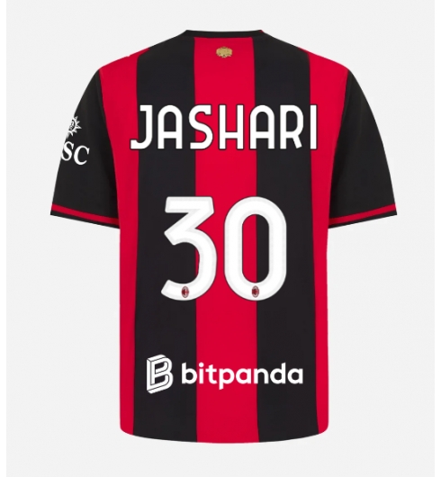 Strój piłkarski AC Milan Ardon Jashari #30 Koszulka Podstawowej 2026-27 Krótki Rękaw Strój piłkarski AC Milan Ardon Jashari #30 Koszulka Podstawowej 2026-27 Krótki Rękaw