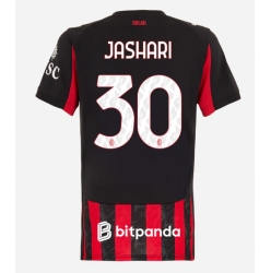 Strój piłkarski AC Milan Ardon Jashari #30 Koszulka Podstawowej damskie 2025-26 Krótki Rękaw