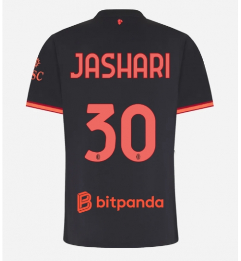 Strój piłkarski AC Milan Ardon Jashari #30 Koszulka Trzeciej damskie 2026-27 Krótki Rękaw Strój piłkarski AC Milan Ardon Jashari #30 Koszulka Trzeciej damskie 2026-27 Krótki Rękaw