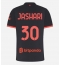 Strój piłkarski AC Milan Ardon Jashari #30 Koszulka Trzeciej damskie 2026-27 Krótki Rękaw Strój piłkarski AC Milan Ardon Jashari #30 Koszulka Trzeciej damskie 2026-27 Krótki Rękaw