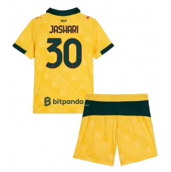 Strój piłkarski AC Milan Ardon Jashari #30 Koszulka Trzeciej dziecięce 2025-26 Krótki Rękaw (+ Krótkie spodenki)