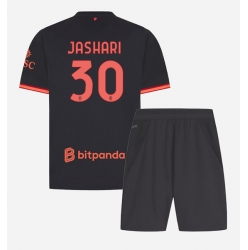 Strój piłkarski AC Milan Ardon Jashari #30 Koszulka Trzeciej dziecięce 2026-27 Krótki Rękaw (+ Krótkie spodenki)