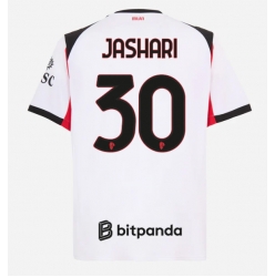 Strój piłkarski AC Milan Ardon Jashari #30 Koszulka Wyjazdowej 2025-26 Krótki Rękaw