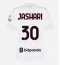 Strój piłkarski AC Milan Ardon Jashari #30 Koszulka Wyjazdowej damskie 2026-27 Krótki Rękaw Strój piłkarski AC Milan Ardon Jashari #30 Koszulka Wyjazdowej damskie 2026-27 Krótki Rękaw