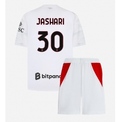 Strój piłkarski AC Milan Ardon Jashari #30 Koszulka Wyjazdowej dziecięce 2026-27 Krótki Rękaw (+ Krótkie spodenki)