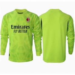 Strój piłkarski AC Milan Bramkarskie Koszulka Trzeciej 2024-25 Długi Rękaw