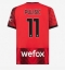 Strój piłkarski AC Milan Christian Pulisic #11 Koszulka Podstawowej 2023-24 Krótki Rękaw