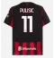 Strój piłkarski AC Milan Christian Pulisic #11 Koszulka Podstawowej 2025-26 Krótki Rękaw Strój piłkarski AC Milan Christian Pulisic #11 Koszulka Podstawowej 2025-26 Krótki Rękaw