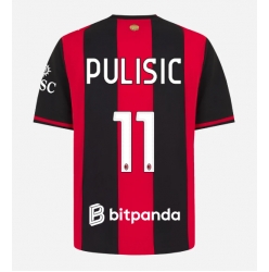 Strój piłkarski AC Milan Christian Pulisic #11 Koszulka Podstawowej 2026-27 Krótki Rękaw
