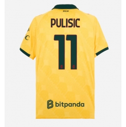 Strój piłkarski AC Milan Christian Pulisic #11 Koszulka Trzeciej 2025-26 Krótki Rękaw