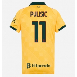 Strój piłkarski AC Milan Christian Pulisic #11 Koszulka Trzeciej damskie 2025-26 Krótki Rękaw