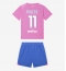 Strój piłkarski AC Milan Christian Pulisic #11 Koszulka Trzeciej dziecięce 2023-24 Krótki Rękaw (+ Krótkie spodenki)