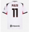 Strój piłkarski AC Milan Christian Pulisic #11 Koszulka Wyjazdowej 2025-26 Krótki Rękaw