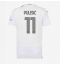 Strój piłkarski AC Milan Christian Pulisic #11 Koszulka Wyjazdowej damskie 2023-24 Krótki Rękaw
