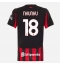 Strój piłkarski AC Milan Christopher Nkunku #18 Koszulka Podstawowej damskie 2025-26 Krótki Rękaw