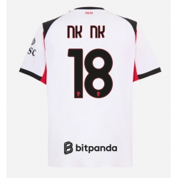 Strój piłkarski AC Milan Christopher Nkunku #18 Koszulka Wyjazdowej 2025-26 Krótki Rękaw
