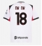 Strój piłkarski AC Milan Christopher Nkunku #18 Koszulka Wyjazdowej 2025-26 Krótki Rękaw