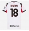 Strój piłkarski AC Milan Christopher Nkunku #18 Koszulka Wyjazdowej damskie 2025-26 Krótki Rękaw