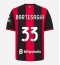 Strój piłkarski AC Milan Davide Bartesaghi #33 Koszulka Podstawowej 2026-27 Krótki Rękaw Strój piłkarski AC Milan Davide Bartesaghi #33 Koszulka Podstawowej 2026-27 Krótki Rękaw