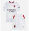 Strój piłkarski AC Milan Davide Bartesaghi #33 Koszulka Wyjazdowej dziecięce 2026-27 Krótki Rękaw (+ Krótkie spodenki)