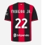 Strój piłkarski AC Milan Diego Moreira #22 Koszulka Podstawowej 2026-27 Krótki Rękaw Strój piłkarski AC Milan Diego Moreira #22 Koszulka Podstawowej 2026-27 Krótki Rękaw