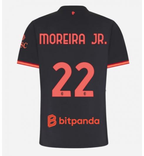Strój piłkarski AC Milan Diego Moreira #22 Koszulka Trzeciej damskie 2026-27 Krótki Rękaw Strój piłkarski AC Milan Diego Moreira #22 Koszulka Trzeciej damskie 2026-27 Krótki Rękaw