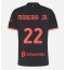 Strój piłkarski AC Milan Diego Moreira #22 Koszulka Trzeciej damskie 2026-27 Krótki Rękaw Strój piłkarski AC Milan Diego Moreira #22 Koszulka Trzeciej damskie 2026-27 Krótki Rękaw