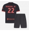 Strój piłkarski AC Milan Diego Moreira #22 Koszulka Trzeciej dziecięce 2026-27 Krótki Rękaw (+ Krótkie spodenki)