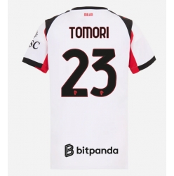 Strój piłkarski AC Milan Fikayo Tomori #23 Koszulka Wyjazdowej damskie 2025-26 Krótki Rękaw