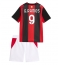 Strój piłkarski AC Milan Goncalo Ramos #9 Koszulka Podstawowej dziecięce 2026-27 Krótki Rękaw (+ Krótkie spodenki)