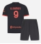 Strój piłkarski AC Milan Goncalo Ramos #9 Koszulka Trzeciej dziecięce 2026-27 Krótki Rękaw (+ Krótkie spodenki)