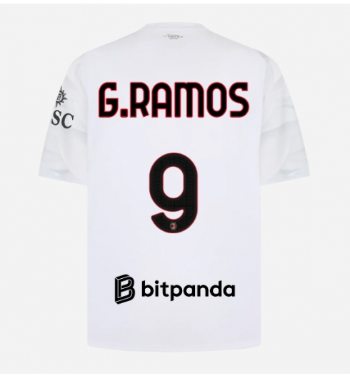 Strój piłkarski AC Milan Goncalo Ramos #9 Koszulka Wyjazdowej 2026-27 Krótki Rękaw Strój piłkarski AC Milan Goncalo Ramos #9 Koszulka Wyjazdowej 2026-27 Krótki Rękaw