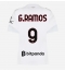 Strój piłkarski AC Milan Goncalo Ramos #9 Koszulka Wyjazdowej damskie 2026-27 Krótki Rękaw Strój piłkarski AC Milan Goncalo Ramos #9 Koszulka Wyjazdowej damskie 2026-27 Krótki Rękaw