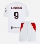Strój piłkarski AC Milan Goncalo Ramos #9 Koszulka Wyjazdowej dziecięce 2026-27 Krótki Rękaw (+ Krótkie spodenki)