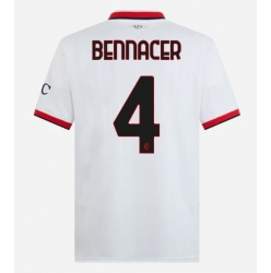 Strój piłkarski AC Milan Ismael Bennacer #4 Koszulka Wyjazdowej 2024-25 Krótki Rękaw