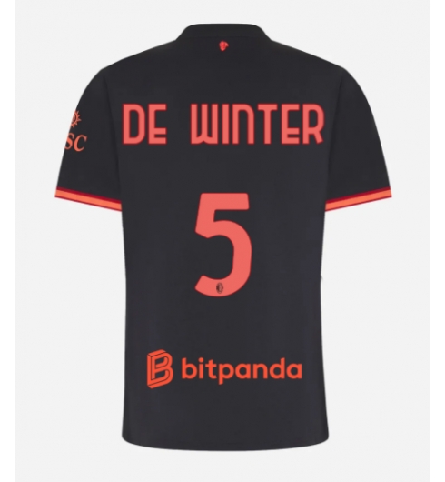 Strój piłkarski AC Milan Koni De Winter #5 Koszulka Trzeciej damskie 2026-27 Krótki Rękaw Strój piłkarski AC Milan Koni De Winter #5 Koszulka Trzeciej damskie 2026-27 Krótki Rękaw