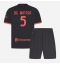 Strój piłkarski AC Milan Koni De Winter #5 Koszulka Trzeciej dziecięce 2026-27 Krótki Rękaw (+ Krótkie spodenki)