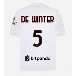 Strój piłkarski AC Milan Koni De Winter #5 Koszulka Wyjazdowej 2026-27 Krótki Rękaw