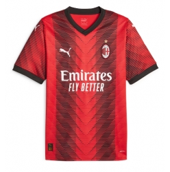 Strój piłkarski AC Milan Koszulka Podstawowej 2023-24 Krótki Rękaw