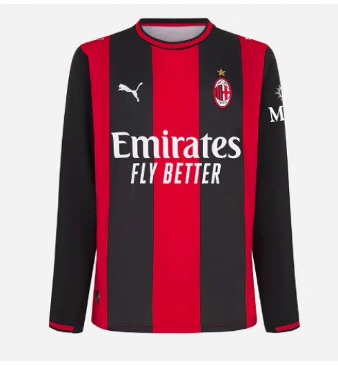 Strój piłkarski AC Milan Koszulka Podstawowej 2026-27 Długi Rękaw Strój piłkarski AC Milan Koszulka Podstawowej 2026-27 Długi Rękaw