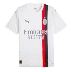 Strój piłkarski AC Milan Koszulka Wyjazdowej 2023-24 Krótki Rękaw