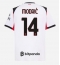 Strój piłkarski AC Milan Luka Modric #14 Koszulka Wyjazdowej 2025-26 Krótki Rękaw