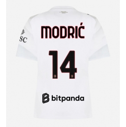 Strój piłkarski AC Milan Luka Modric #14 Koszulka Wyjazdowej damskie 2026-27 Krótki Rękaw