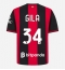 Strój piłkarski AC Milan Mario Gila #34 Koszulka Podstawowej 2026-27 Krótki Rękaw Strój piłkarski AC Milan Mario Gila #34 Koszulka Podstawowej 2026-27 Krótki Rękaw